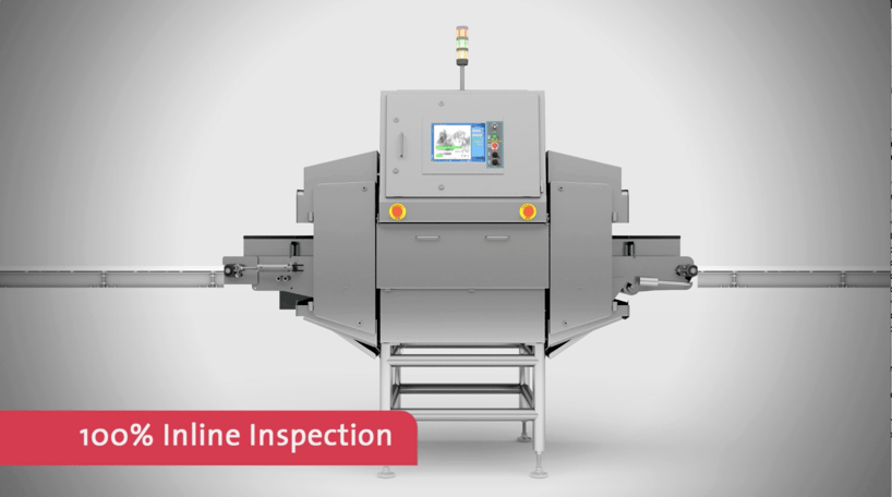 With inline x-ray inspection, it's possible to check 100% of your product, a feat that is impossible with traditional core sampling.